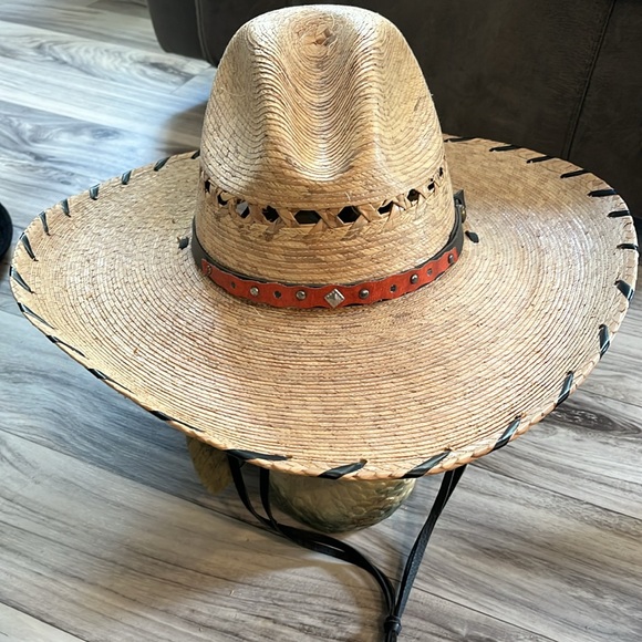 Genuine Palm Leaf Ranchero Hat - Picture 2 of 8